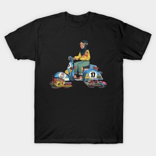 FUTURISTIC SCOOTER GIRL T-Shirt